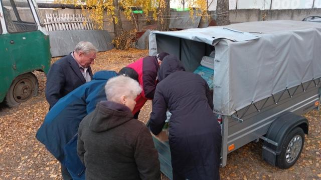 Помощь вынужденным переселенцам из приграничных территорий.